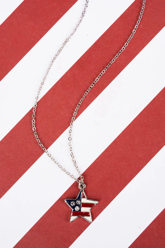 All American Stars & Stripes Necklace