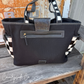 Countryside Co. - The Homestead Cowhide Checkered Tote Carryall: Black