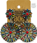 Pink Panache Brands - Southwest round earring: White