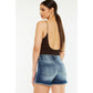 Hazel High Rise Denim Shorts