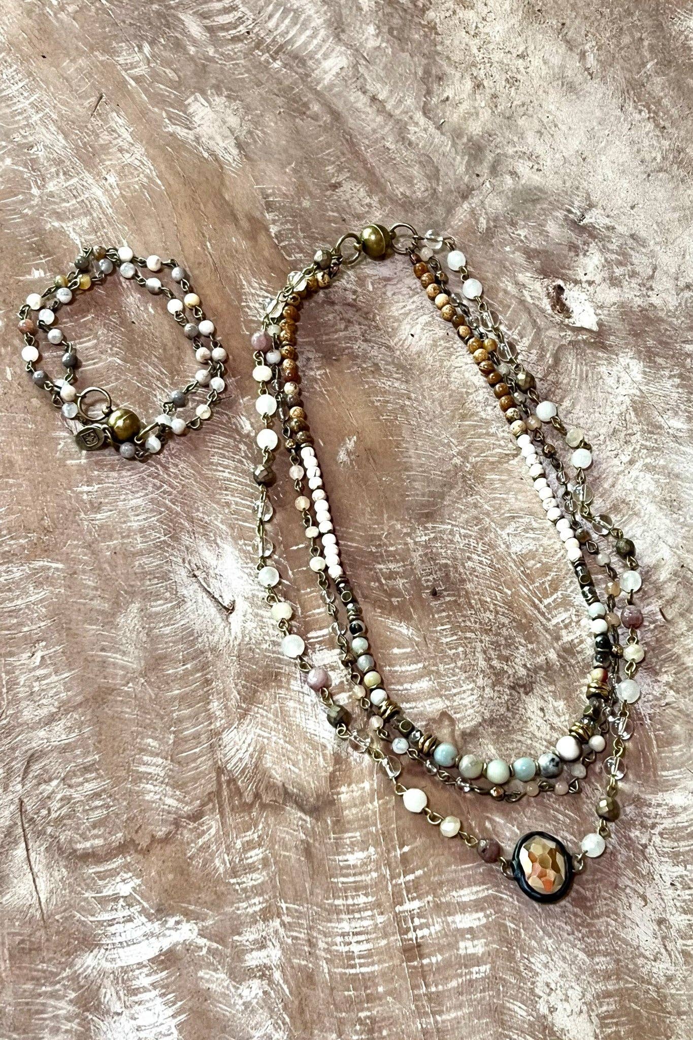 Dylan Designs - Justina Necklace: Multi
