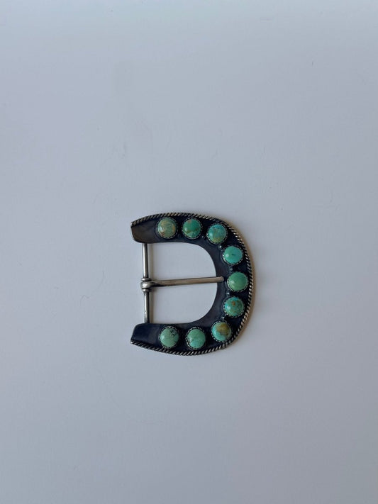 Barn Sour Turquoise Belt Buckle - 2
