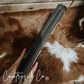 Stockyard Black Checkered Cowhide Womens Wallet Wristlet