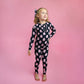 Black/Pink Ghost Bamboo Jammies