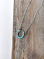 Boho Ranch Shop - Dainty Rhinestone Horseshoe Pendant Necklace: 5