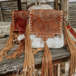 Countryside Co. - Chisholm Trail Cowhide and Tooled Leather Purse