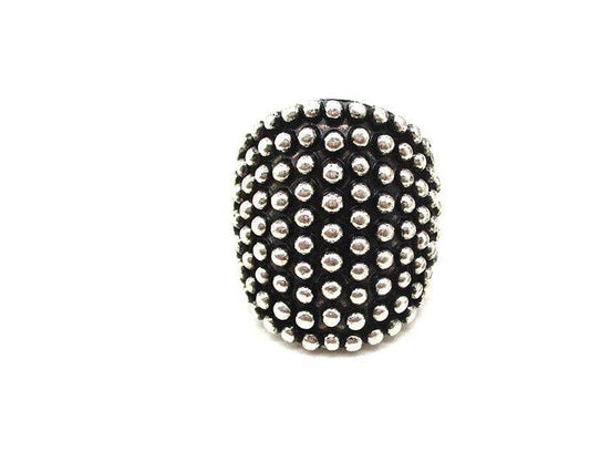 Snowing West - Western Tiny Bubble Stretch Ring