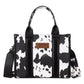 Wrangler Cow Print Tote/Crossbody