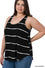 Striped Sleeveless Top