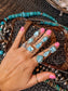 Blue Skies Larimar Rings