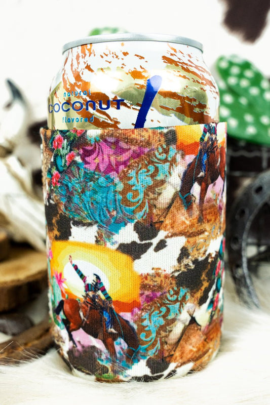 Buckin' Bronco Koozie