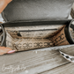 Melrose Tooled Leather Checkered Handbag