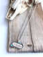 Boho Ranch Shop - Western RODEO Print Stone Pendant Chain Necklace: Turquoise
