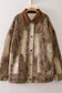 VERY J - NJ90491-Western Animal Print Jacket: MOCHA BAMBI / S-M-L/2-2-2