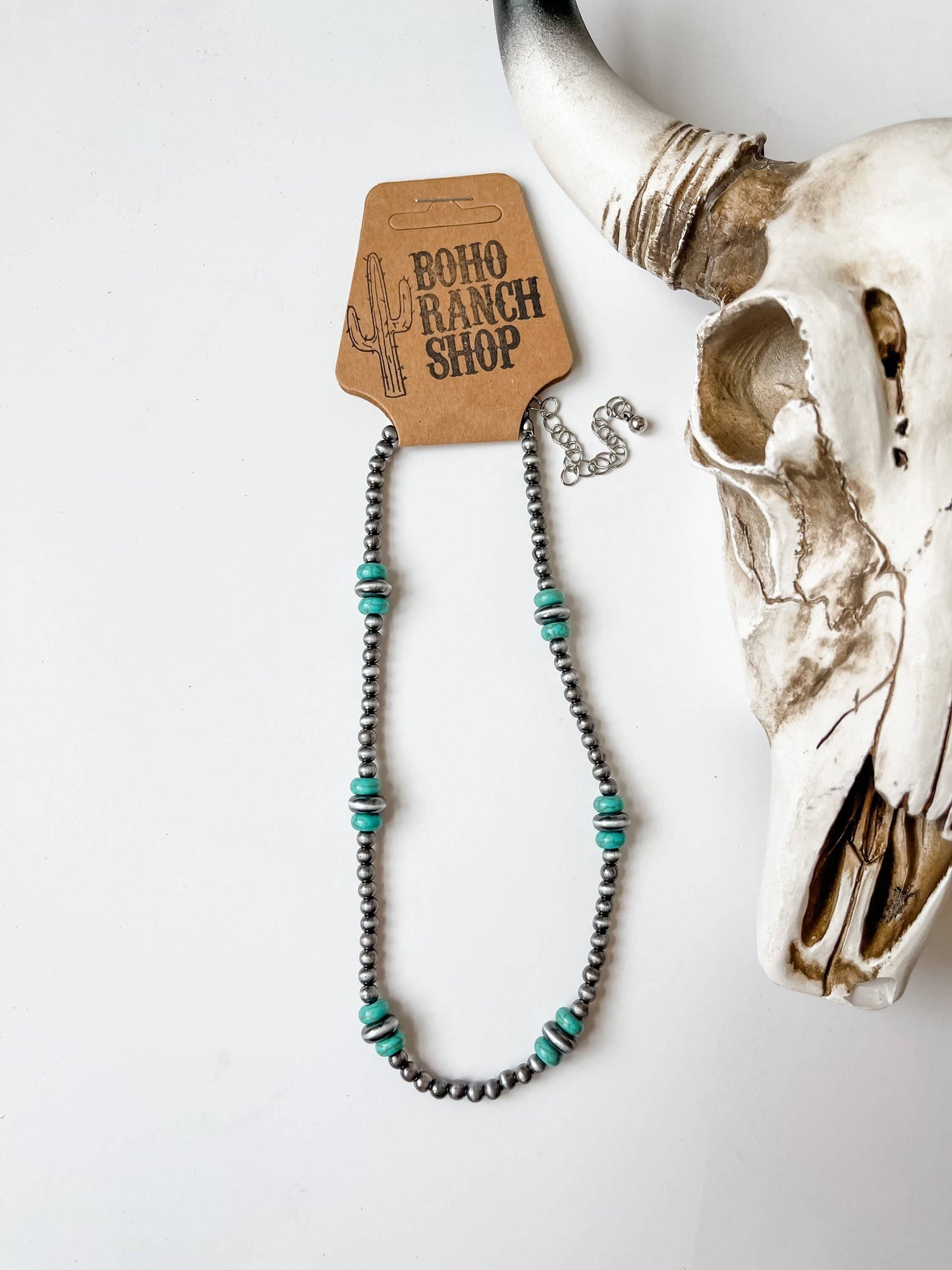 Boho Ranch Shop - Western Navajo Pearl Choker Navajo Style Pearl: Black