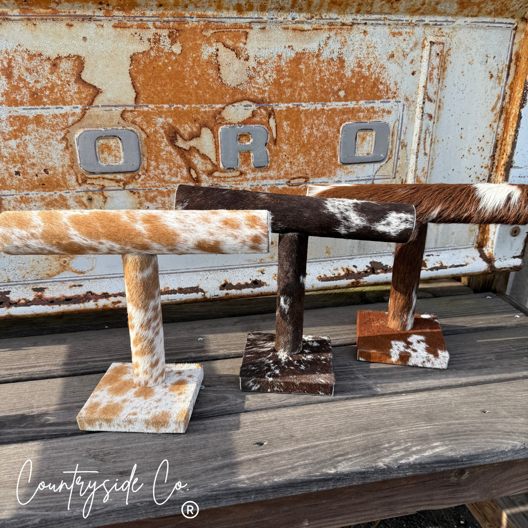 Countryside Co. - Bangle Necklace Cowhide Display Stand