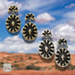 Pink Panache Brands - Blossom cluster earring: Silver