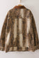 VERY J - NJ90491-Western Animal Print Jacket: MOCHA BAMBI / S-M-L/2-2-2
