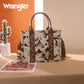 Wrangler Camo Print Tote/Crossbody -Brown