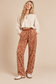 Fawn Print Plush Relaxed Pants