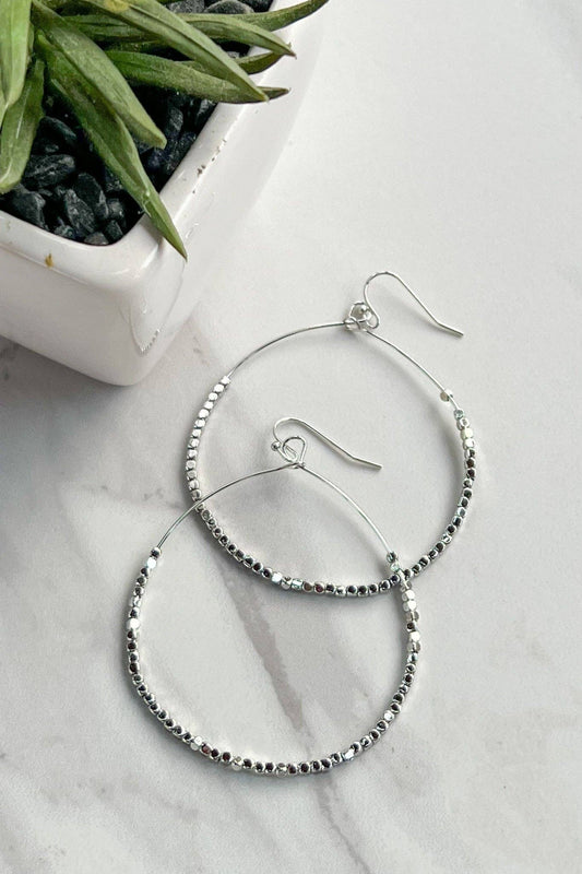 Elvera XL Earrings Silver