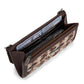WG Vintage Retro Cowboy Cool Print Wallet/Crossbody - Tan