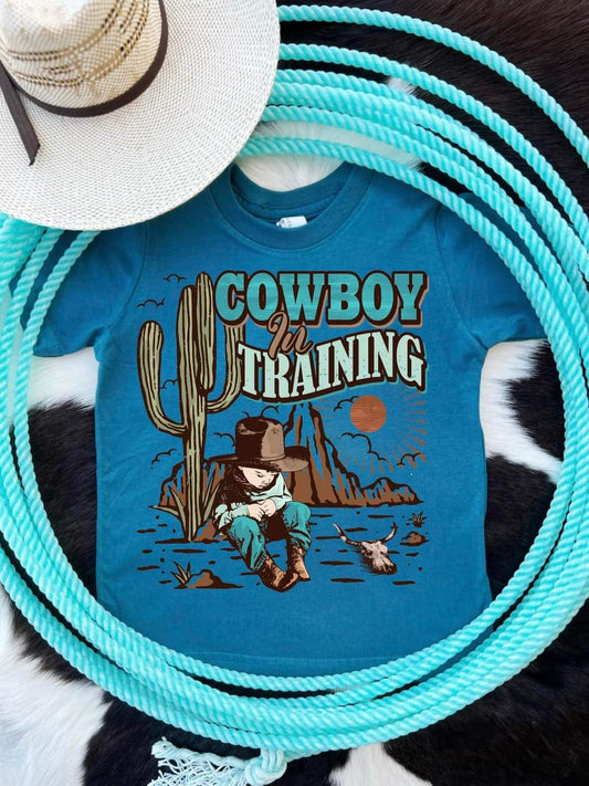 Baby/Toddle Cowboy in training Tee