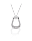 Cowgirl Luxe Oxbow Stirrup Necklace