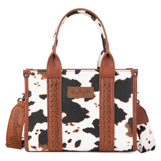 Wrangler Cow Print Tote/Crossbody