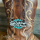 Countryside Co. - The Wildside Leopard & Turquoise Bar Necklace