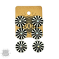 Pink Panache Brands - Western silver starburst drop earring: Silver