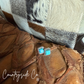 Countryside Co. - Turquoise Square Stud  Earrings