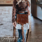 Countryside Co. - Chisholm Trail Cowhide and Tooled Leather Purse