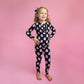 Black/Pink Ghost Bamboo Jammies