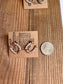 Horseshoe Stud Rhinestone Earrings: CLEAR - AB STONE