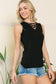 CRISS CROSS SLEEVELESS TANK TOP