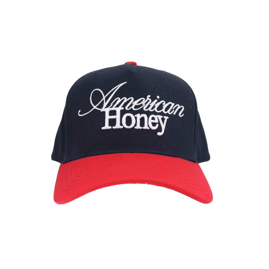 American Honey Puff Embroidered Trucker Hat