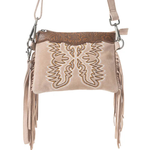 Desert Wing Crossbody Bag in Beige