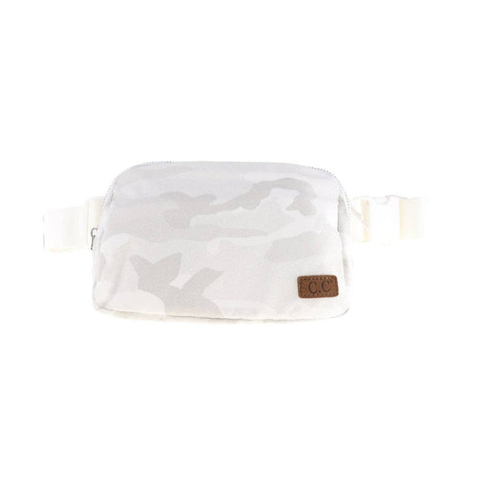 White Camo Belt Bag