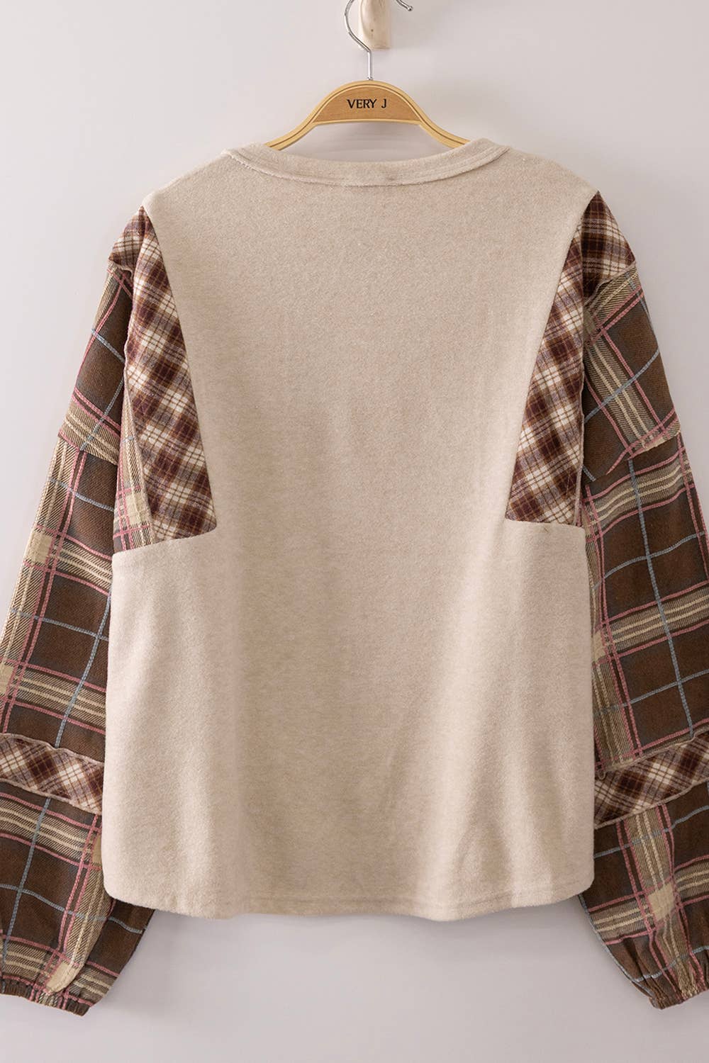 Missy Plaid Top