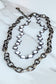 Dylan Designs - Kadee Necklace in White/Hematite