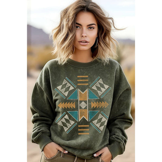 Aztec Mineral Sweatshirt