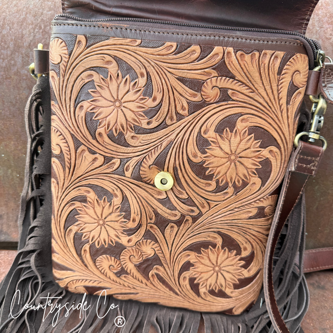 Countryside Co. - Cheyenne Tooled Leather Purse