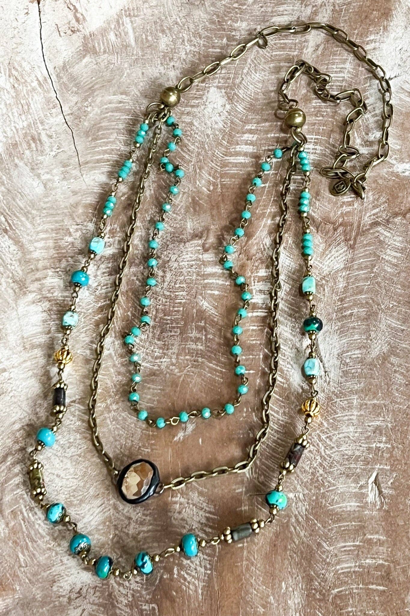 Dylan Designs - Justina Necklace: Multi