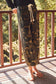 Washed Camo Drawstring Pants