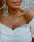 Boho Ranch Shop - Western Navajo Bead Choker Necklace: Turquoise