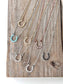 Boho Ranch Shop - Dainty Rhinestone Horseshoe Pendant Necklace: 4