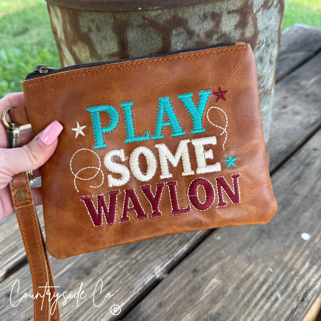 Countryside Co. - Play Some Waylon Wristlet Purse