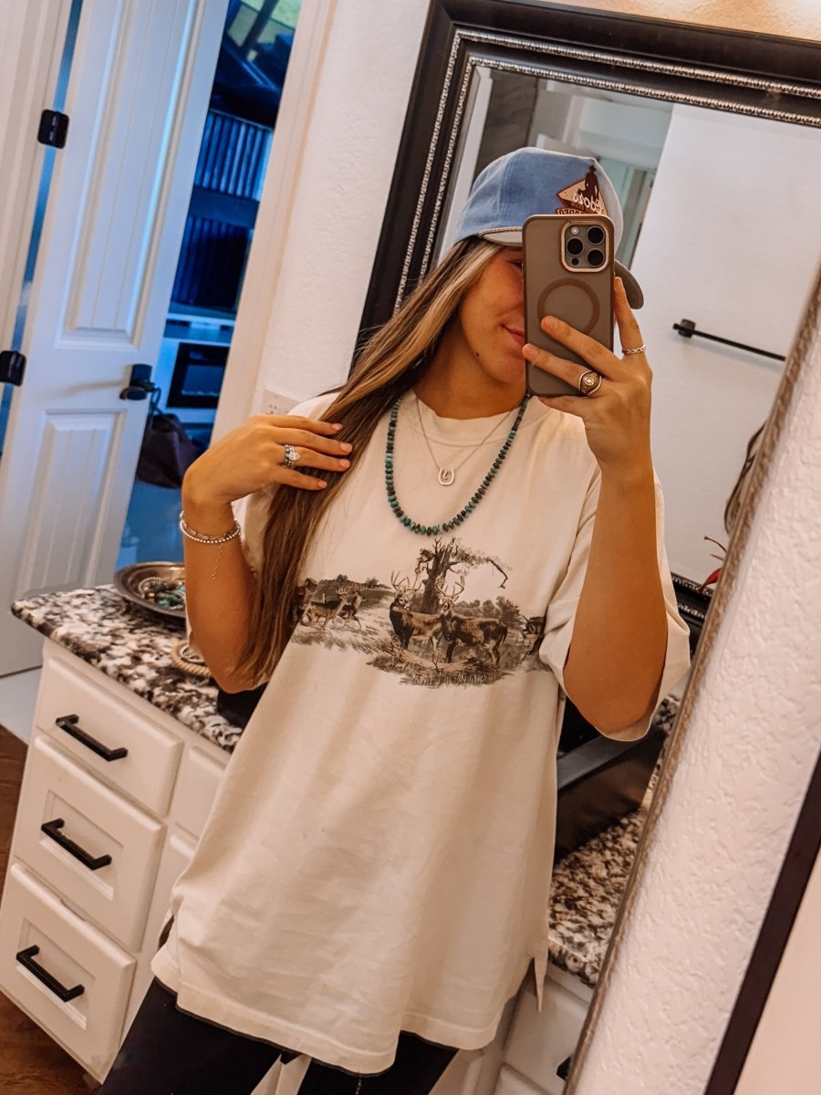 Easy Come, Easy Go 25" Turquoise Necklace