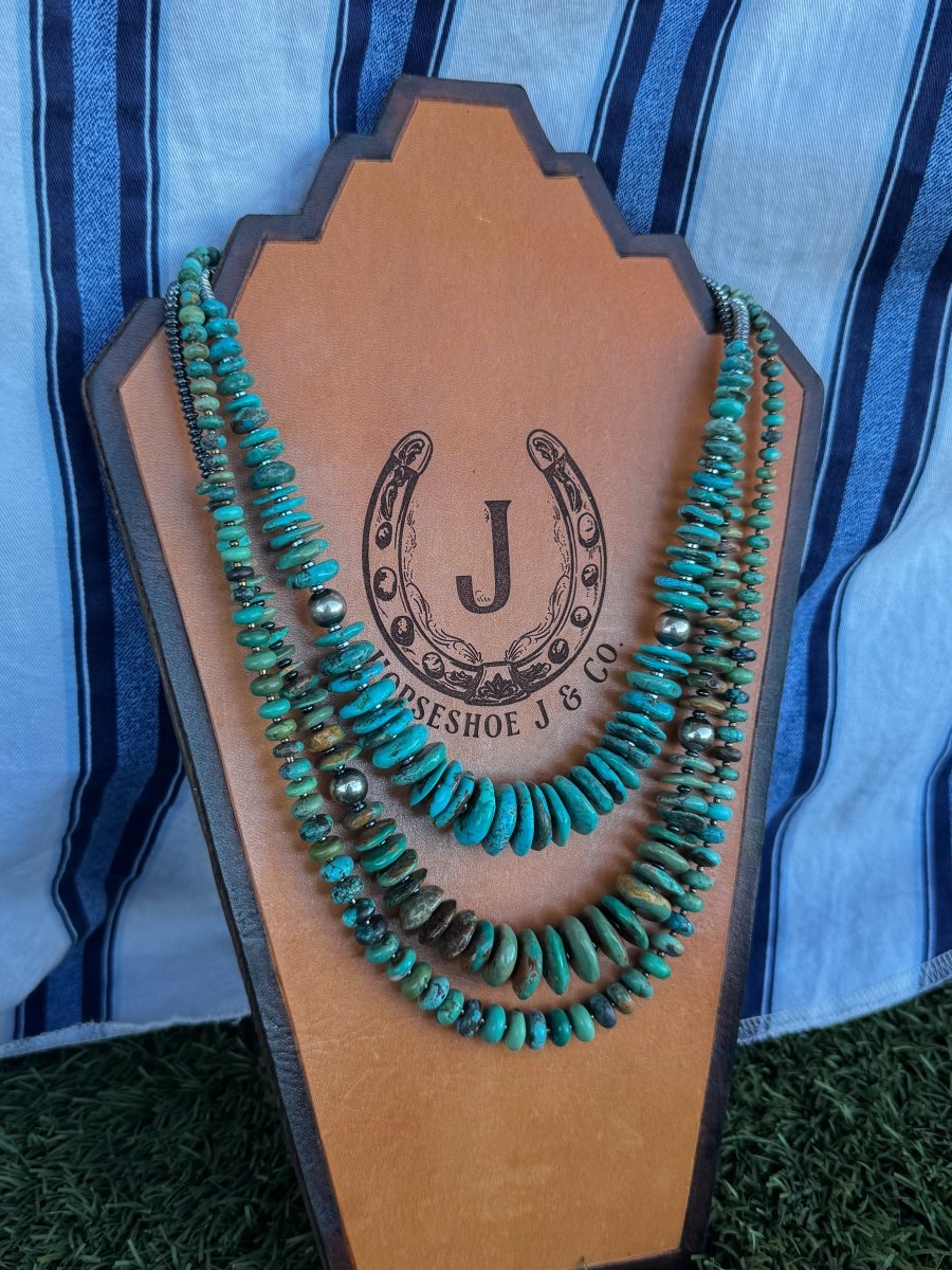 Easy Come, Easy Go 25" Turquoise Necklace